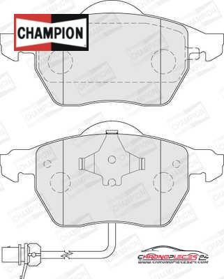 Achat de CHAMPION 573037CH Kit de plaquettes de frein, frein à disque pas chères