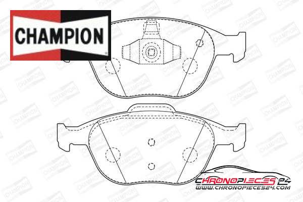 Achat de CHAMPION 573085CH Kit de plaquettes de frein, frein à disque pas chères