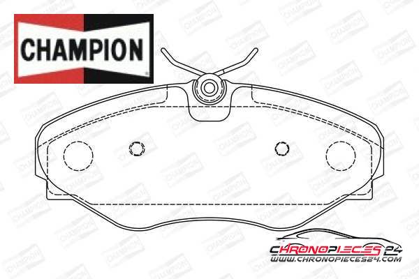 Achat de CHAMPION 573099CH Kit de plaquettes de frein, frein à disque pas chères