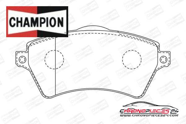 Achat de CHAMPION 573102CH Kit de plaquettes de frein, frein à disque pas chères