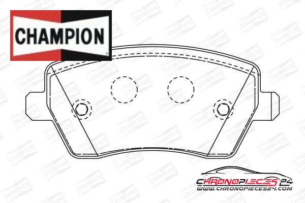 Achat de CHAMPION 573125CH Kit de plaquettes de frein, frein à disque pas chères