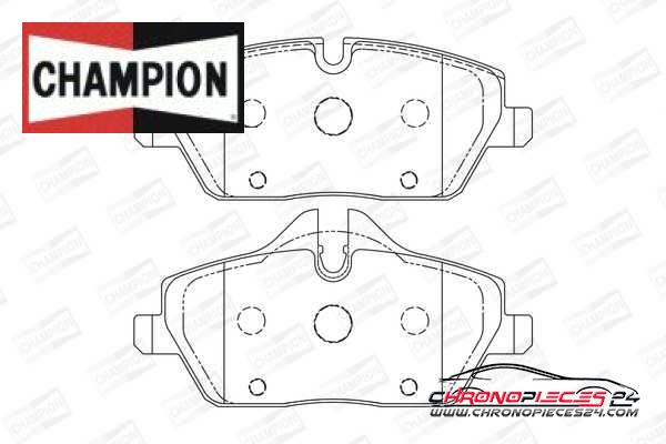 Achat de CHAMPION 573137CH Kit de plaquettes de frein, frein à disque pas chères