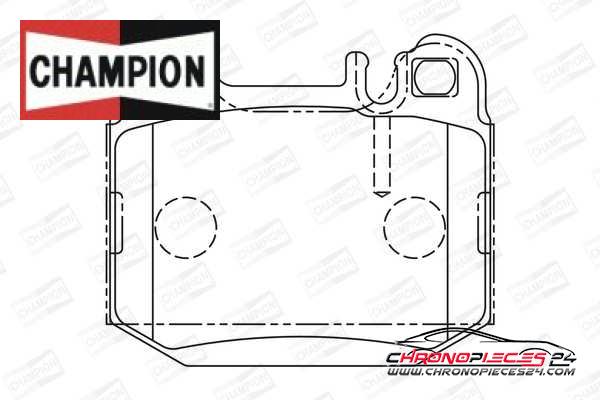 Achat de CHAMPION 573147CH Kit de plaquettes de frein, frein à disque pas chères