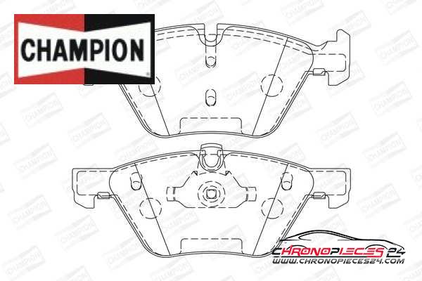 Achat de CHAMPION 573151CH Kit de plaquettes de frein, frein à disque pas chères