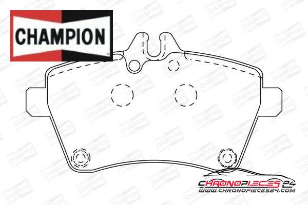 Achat de CHAMPION 573226CH Kit de plaquettes de frein, frein à disque pas chères