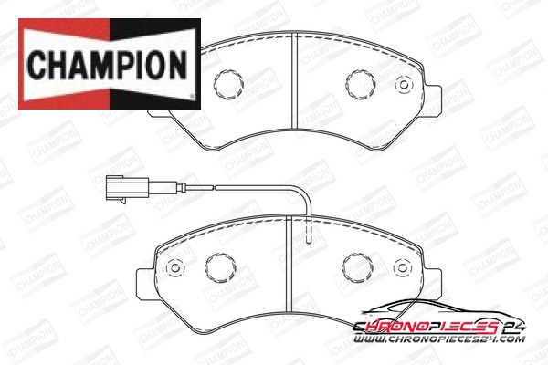 Achat de CHAMPION 573261CH Kit de plaquettes de frein, frein à disque pas chères