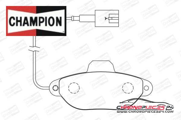 Achat de CHAMPION 573267CH Kit de plaquettes de frein, frein à disque pas chères