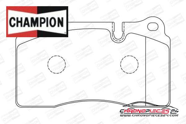 Achat de CHAMPION 573279CH Kit de plaquettes de frein, frein à disque pas chères