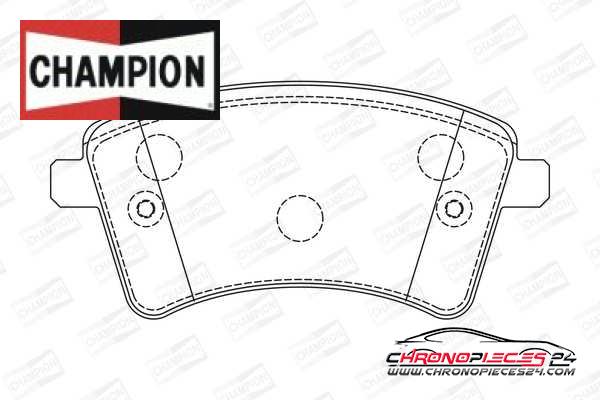 Achat de CHAMPION 573284CH Kit de plaquettes de frein, frein à disque pas chères