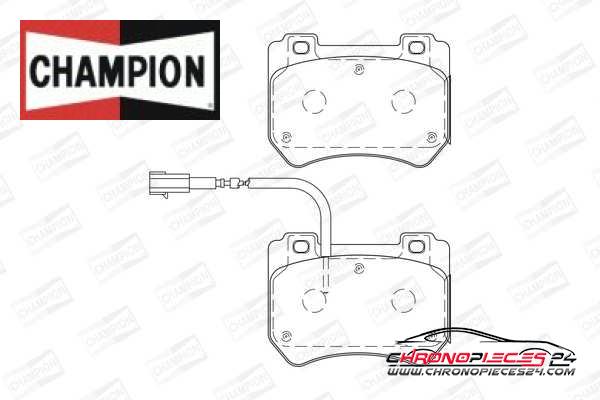 Achat de CHAMPION 573309CH Kit de plaquettes de frein, frein à disque pas chères