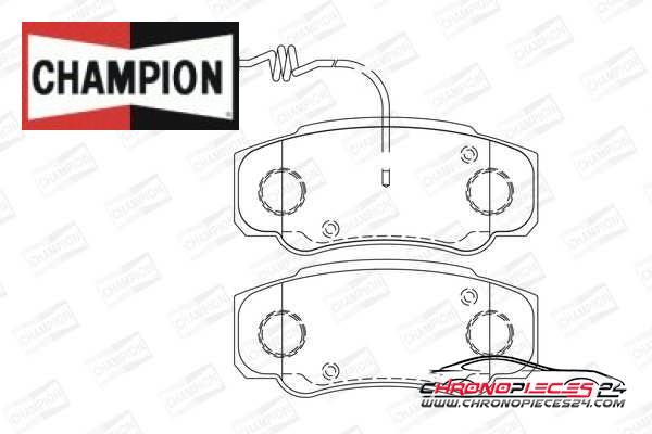 Achat de CHAMPION 573318CH Kit de plaquettes de frein, frein à disque pas chères