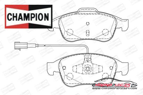 Achat de CHAMPION 573331CH Kit de plaquettes de frein, frein à disque pas chères