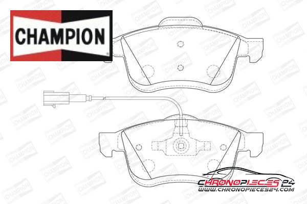 Achat de CHAMPION 573334CH Kit de plaquettes de frein, frein à disque pas chères