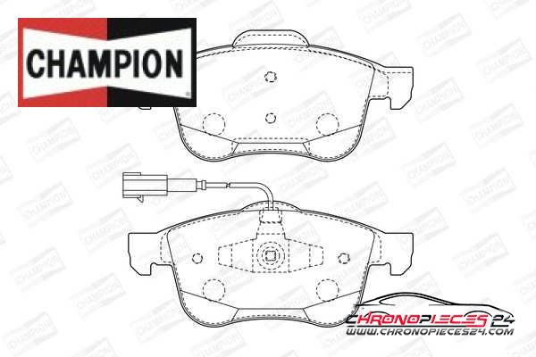 Achat de CHAMPION 573350CH Kit de plaquettes de frein, frein à disque pas chères