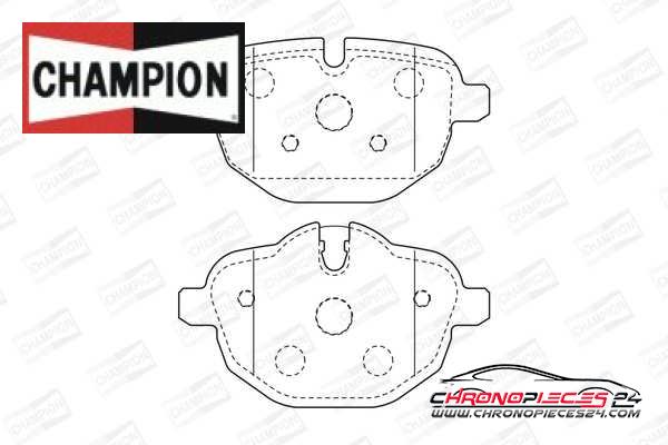 Achat de CHAMPION 573352CH Kit de plaquettes de frein, frein à disque pas chères