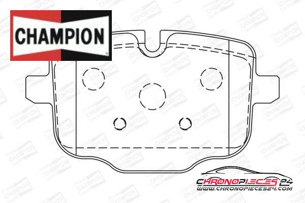 Achat de CHAMPION 573353CH Kit de plaquettes de frein, frein à disque pas chères