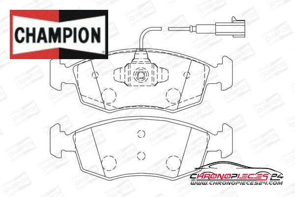 Achat de CHAMPION 573367CH Kit de plaquettes de frein, frein à disque pas chères