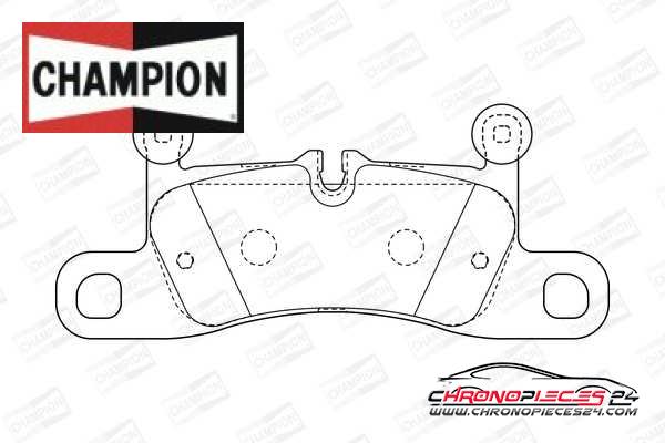 Achat de CHAMPION 573395CH Kit de plaquettes de frein, frein à disque pas chères