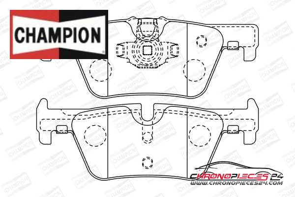 Achat de CHAMPION 573401CH Kit de plaquettes de frein, frein à disque pas chères