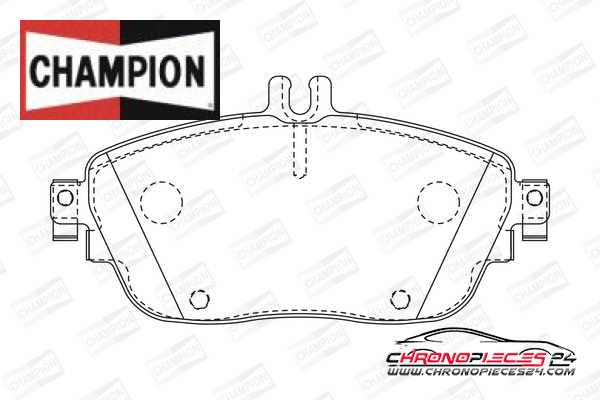 Achat de CHAMPION 573403CH Kit de plaquettes de frein, frein à disque pas chères