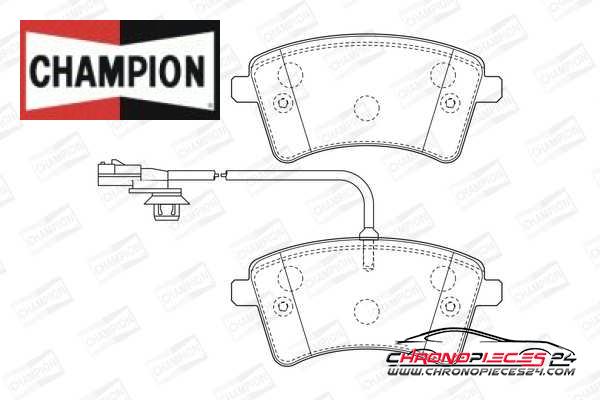 Achat de CHAMPION 573436CH Kit de plaquettes de frein, frein à disque pas chères