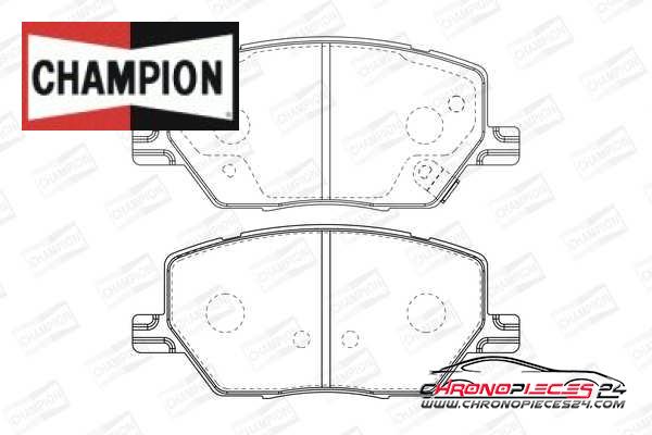 Achat de CHAMPION 573610CH Kit de plaquettes de frein, frein à disque pas chères