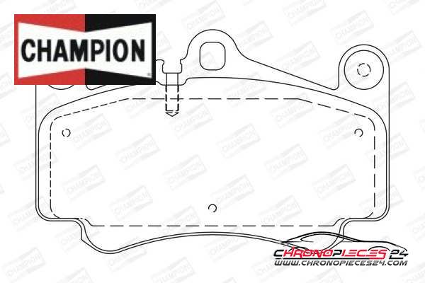 Achat de CHAMPION 573645CH Kit de plaquettes de frein, frein à disque pas chères