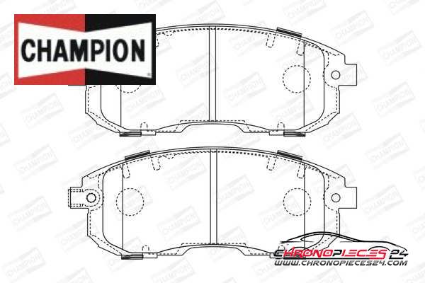 Achat de CHAMPION 573646CH Kit de plaquettes de frein, frein à disque pas chères