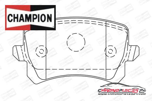 Achat de CHAMPION 573667CH Kit de plaquettes de frein, frein à disque pas chères