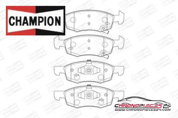 Achat de CHAMPION 573672CH Kit de plaquettes de frein, frein à disque pas chères