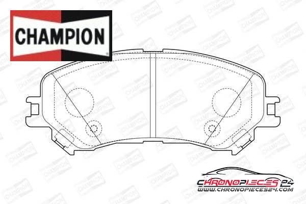 Achat de CHAMPION 573673CH Kit de plaquettes de frein, frein à disque pas chères