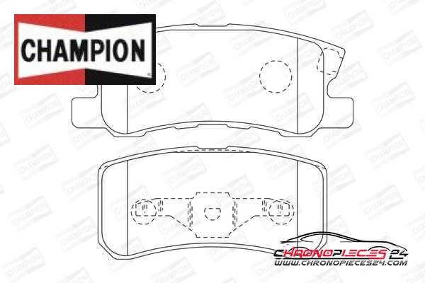 Achat de CHAMPION 573724CH Kit de plaquettes de frein, frein à disque pas chères