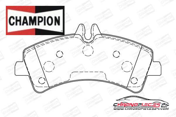 Achat de CHAMPION 573728CH Kit de plaquettes de frein, frein à disque pas chères