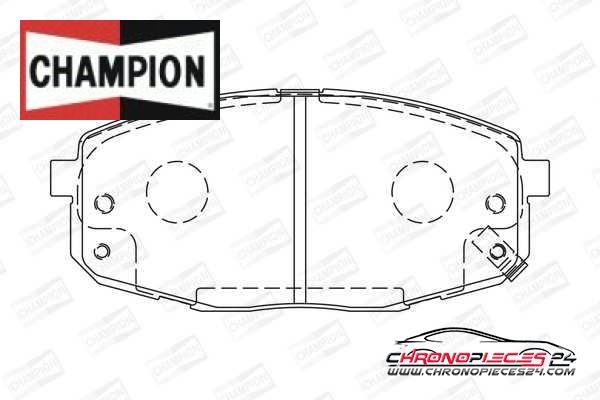 Achat de CHAMPION 573730CH Kit de plaquettes de frein, frein à disque pas chères