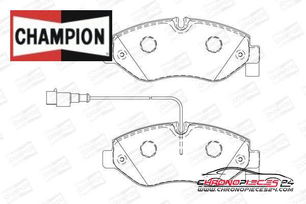 Achat de CHAMPION 573743CH Kit de plaquettes de frein, frein à disque pas chères