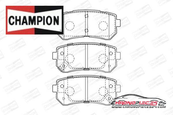 Achat de CHAMPION 573757CH Kit de plaquettes de frein, frein à disque pas chères