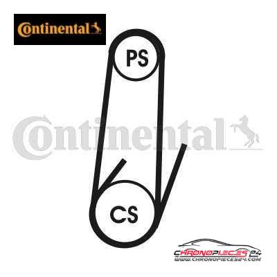 Achat de CONTINENTAL CTAM 4PK711 ELAST Courroie trapézoïdale à nervures pas chères