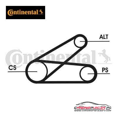 Achat de CONTINENTAL CTAM 6PK873 ELAST T1 Jeu de courroies trapézoïdales à nervures pas chères