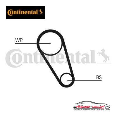 Achat de CONTINENTAL CTAM CT1195WP1 Pompe à eau + kit de courroie de distribution pas chères