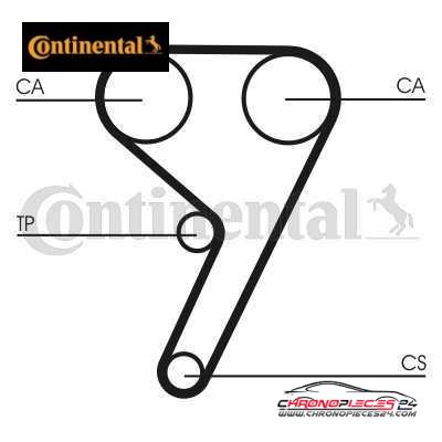 Achat de CONTINENTAL CTAM CT881WP2 Pompe à eau + kit de courroie de distribution pas chères