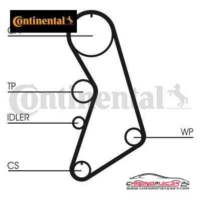 Achat de CONTINENTAL CTAM CT909WP5 Pompe à eau + kit de courroie de distribution pas chères