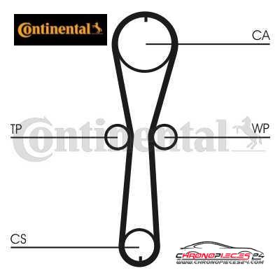 Achat de CONTINENTAL CTAM CT915WP1 Pompe à eau + kit de courroie de distribution pas chères