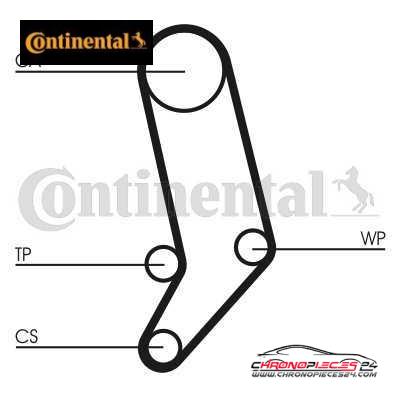 Achat de CONTINENTAL CTAM CT939WP1 Pompe à eau + kit de courroie de distribution pas chères