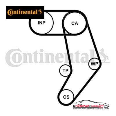 Achat de CONTINENTAL CTAM CT939WP10PRO Pompe à eau + kit de courroie de distribution pas chères