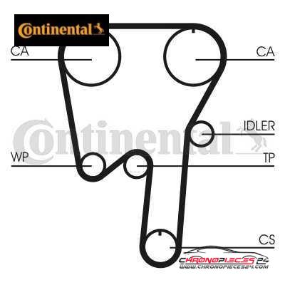 Achat de CONTINENTAL CTAM CT979WP1 Pompe à eau + kit de courroie de distribution pas chères