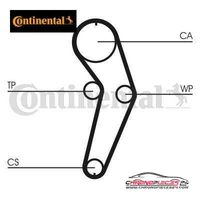 Achat de CONTINENTAL CTAM CT988WP2 Pompe à eau + kit de courroie de distribution pas chères