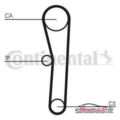 Achat de CONTITECH CT1008K1 Kit de distribution pas chères