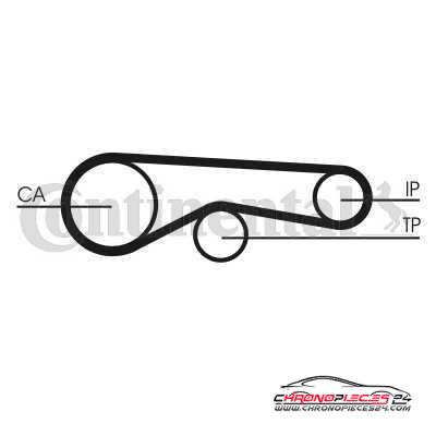 Achat de CONTITECH CT1118K1 Kit de distribution pas chères