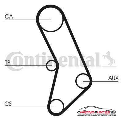 Achat de CONTITECH CT574K1 Kit de distribution pas chères