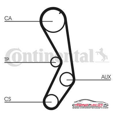 Achat de CONTITECH CT605K1 Kit de distribution pas chères